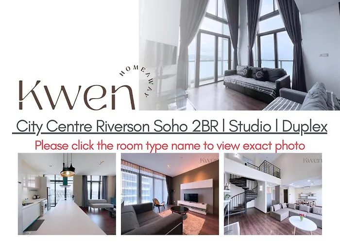 Kwen Suites - City Centre Riverson Soho 2Br L Studio